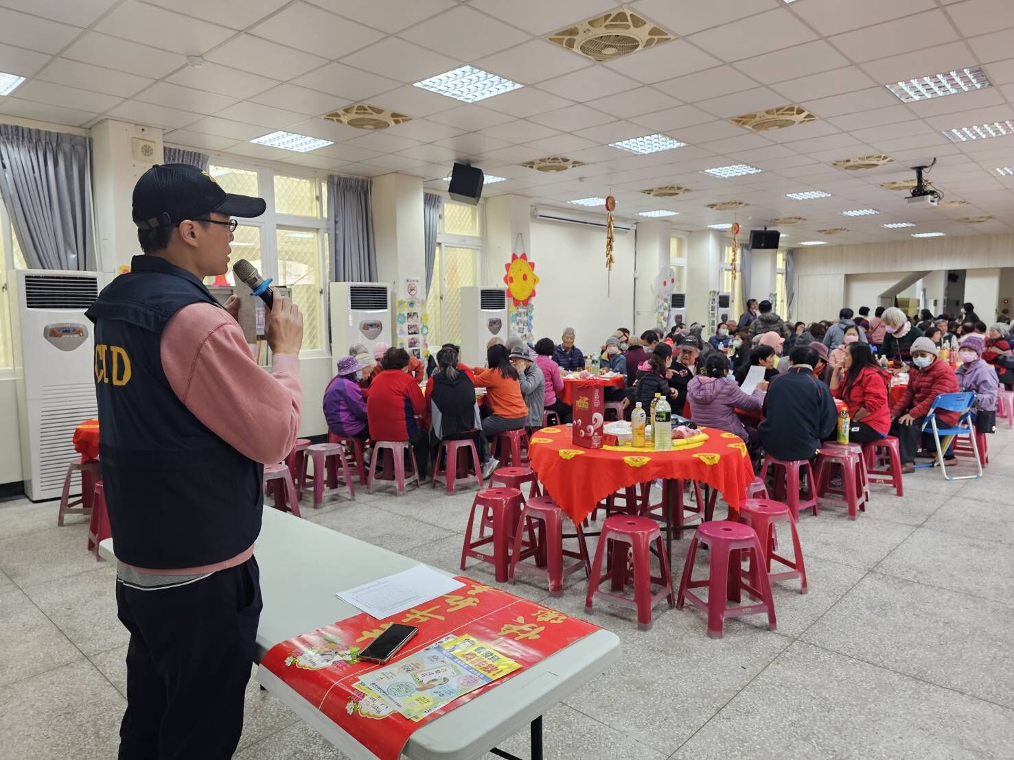 澎湖縣白沙分局社區宣導 聚焦反詐與交通安全