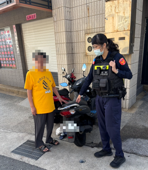 澎湖縣光明派出所警員迅速尋獲失竊機車 誤會化解民眾感謝