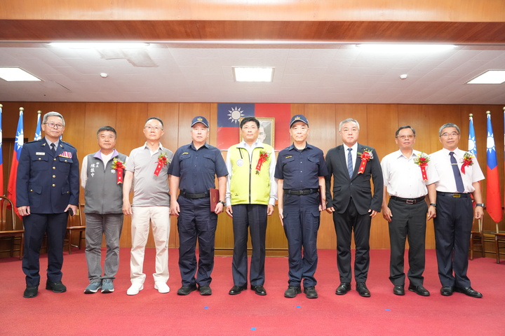 澎湖縣政府舉行警察節慶祝大會　表揚模範警察向警察同仁致敬致謝