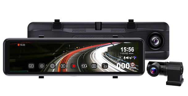快譯通R520A電子後視鏡行車記錄器重磅登場！前4K後2K＋星光夜視二代＋全屏觸控＋科技執法提醒，開啟智慧行車新世代