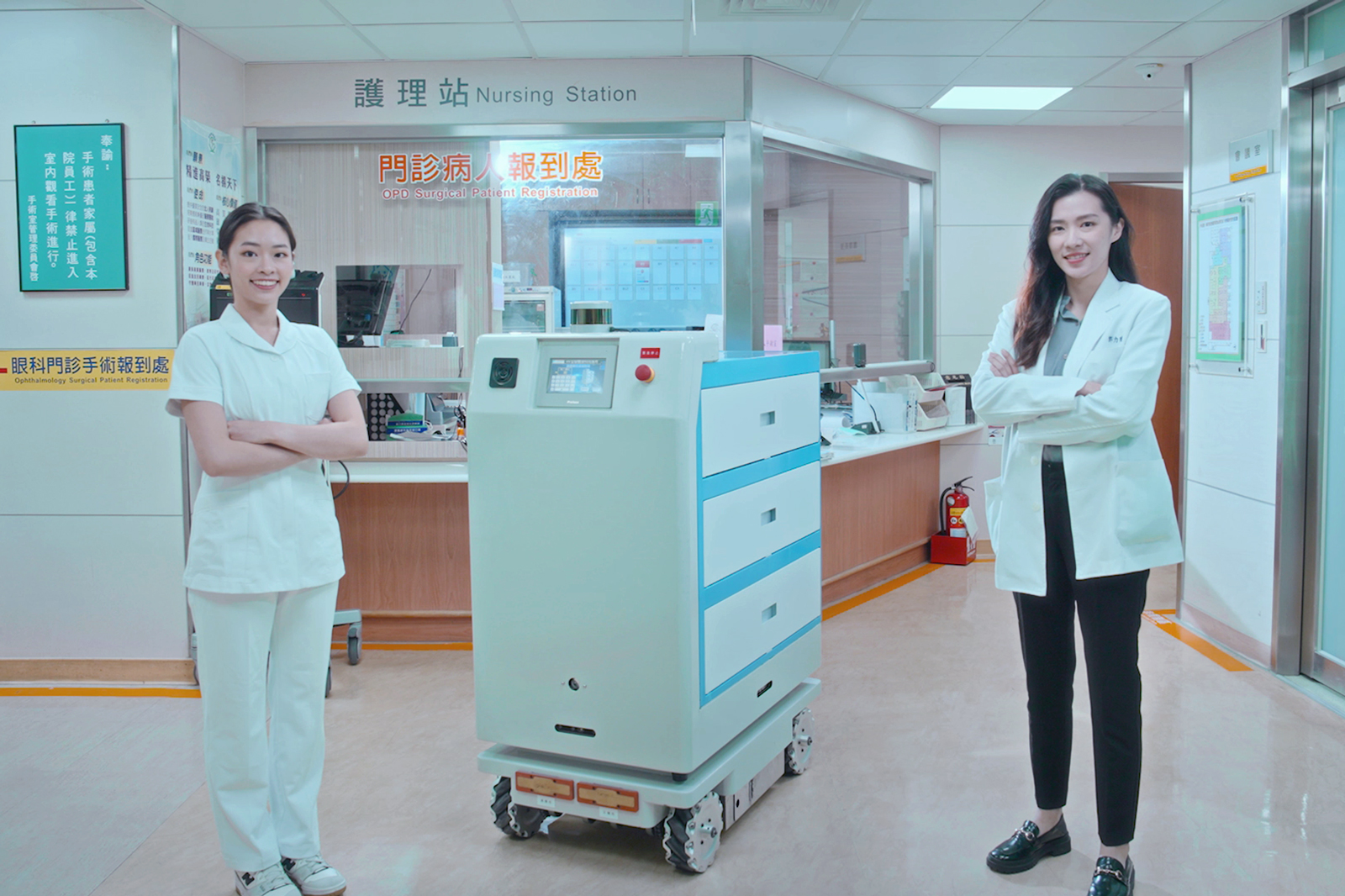 COMPUTEX2025登場 工研院醫療物流AI機器人「阿幫」亮相