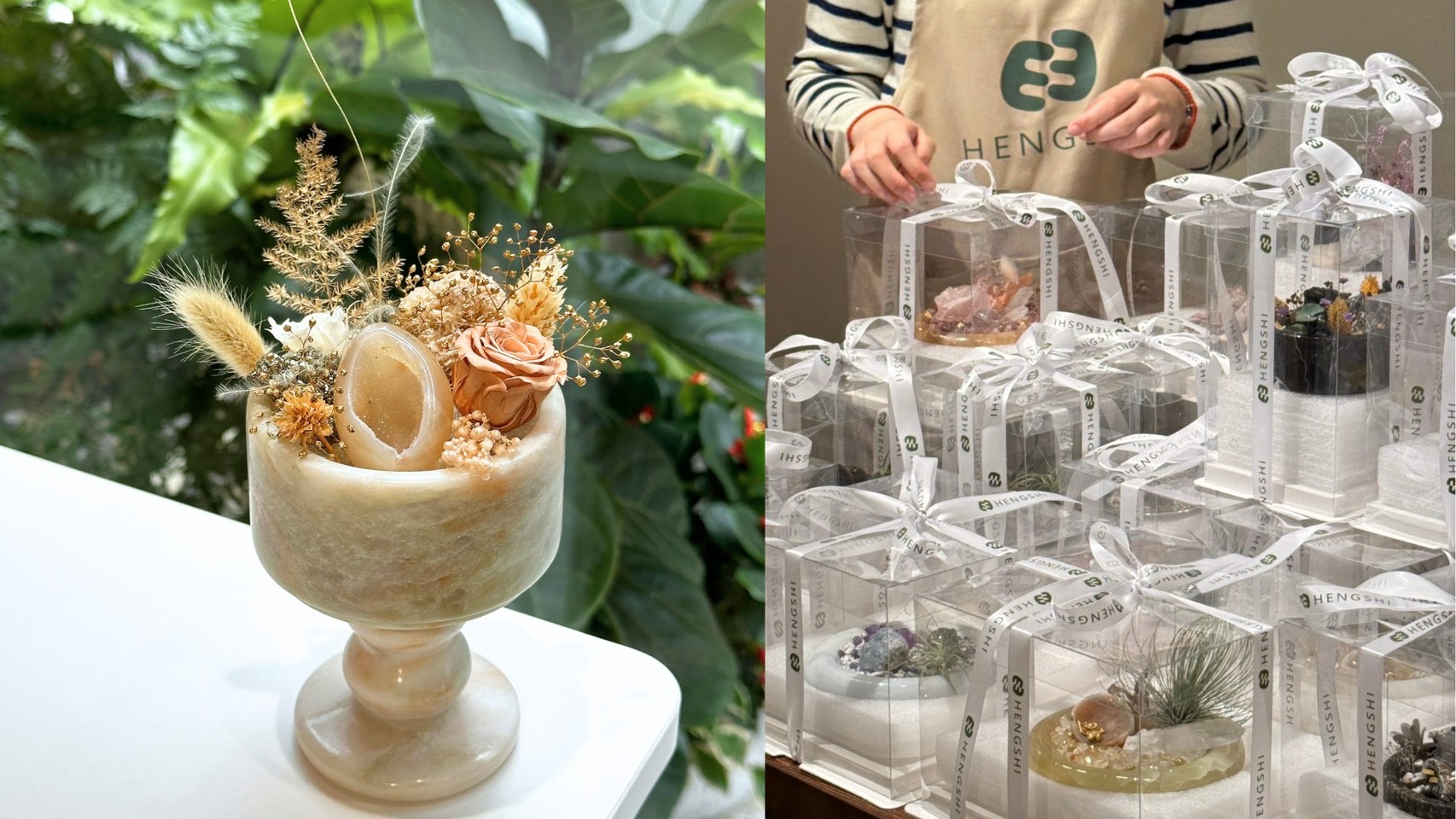 台北永康街水晶店熱賣客製化水晶盆 打造送禮新趨勢