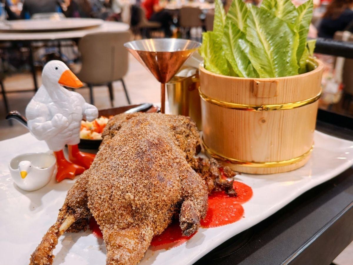 台中香酥鴨五人七人澎湃桌菜 脆皮酥香人氣風味聚餐必吃