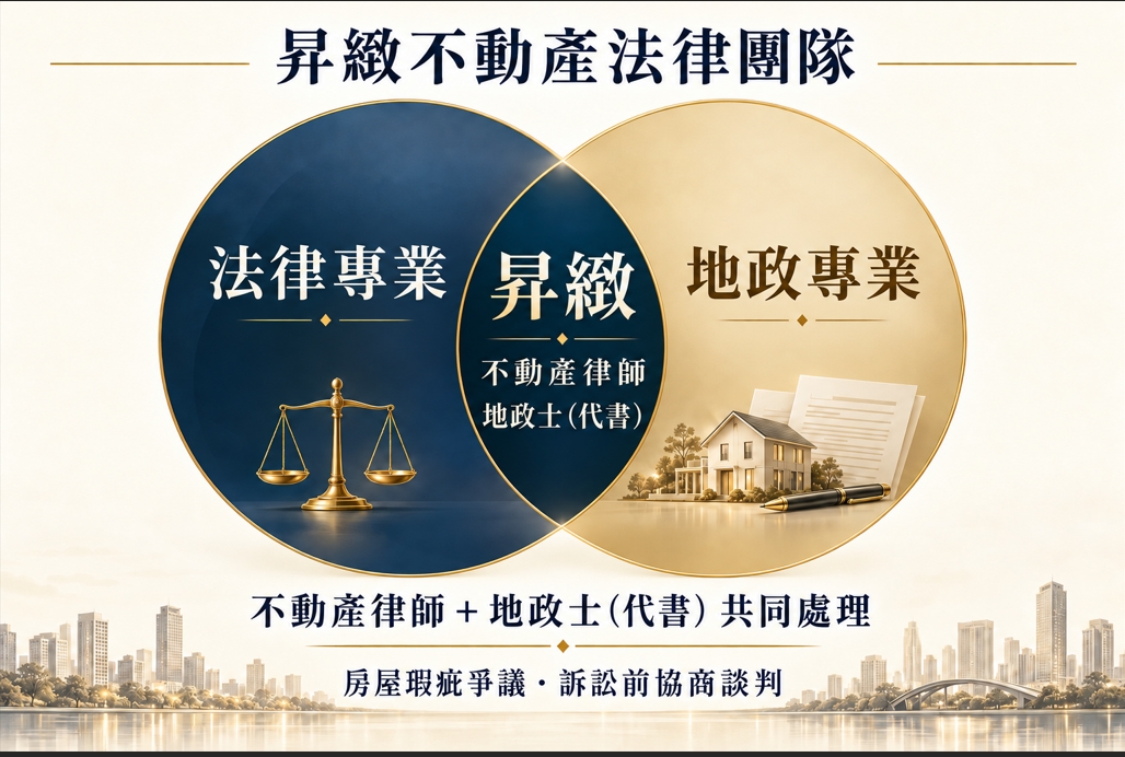 買方控房屋瑕疵怎辦？昇緻法律：先釐清責任再認賠
