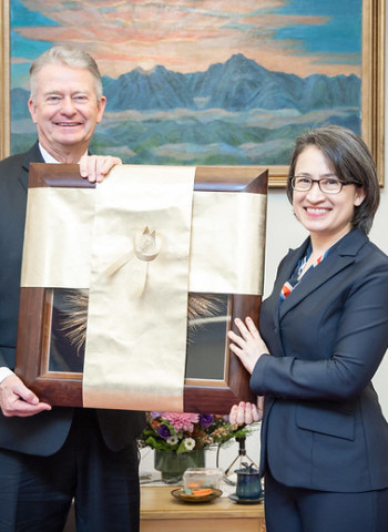 副總統蕭美琴接見美國愛達荷州經貿訪問團 期待深化雙邊夥伴關係