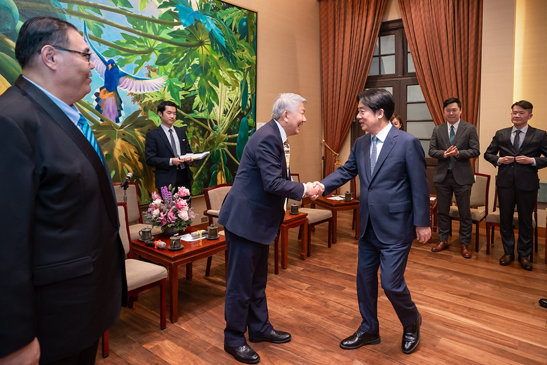 賴清德總統肯定國際同濟會熱心公益　接見世界總會長李寬勇強調公私合作育成臺灣下一代