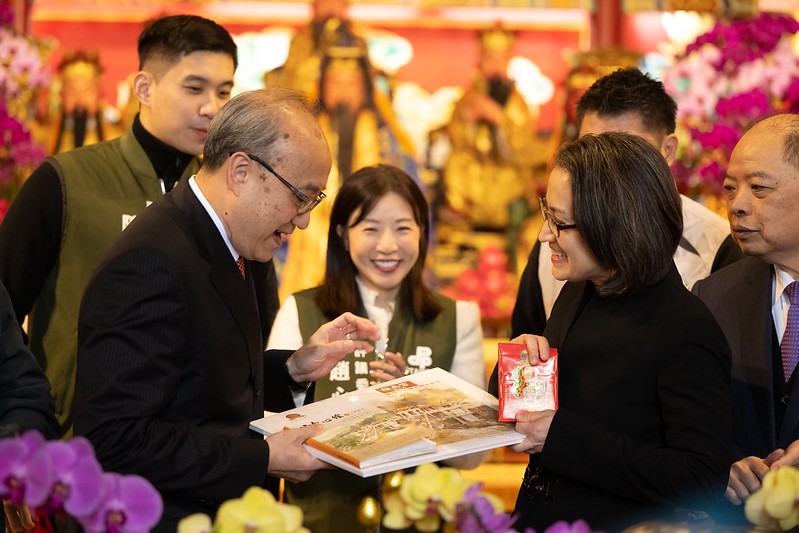 木柵指南宮盛大舉行「玉皇聖誕護國祈安禮斗大法會」！副總統蕭美琴親臨祈福國泰民安