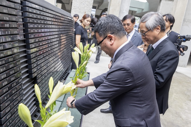 出席「519白色恐怖記憶日」典禮　林明昕政委感謝前輩守護民主火種　強調轉型正義