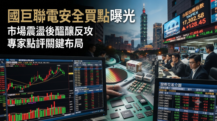 台股跌深反彈布局策略解析｜國巨、聯電修正後是否迎買點？市場聚焦下半年電子股行情
