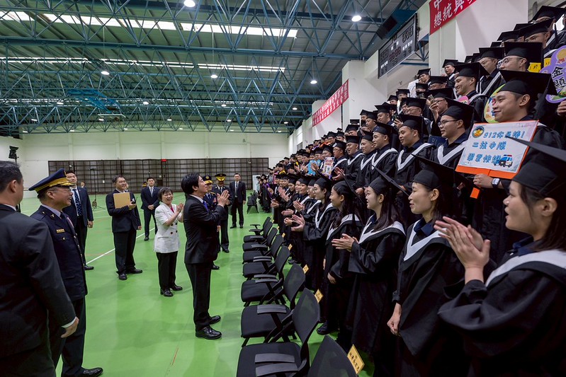 賴清德總統出席警大聯合畢業典禮　期勉畢業生秉持團隊精神與清廉價值攜手維護國家治安