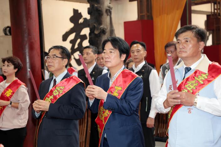 台南春祭大典登場！賴清德總統主祭揭匾　傳承宗教文化意義深遠