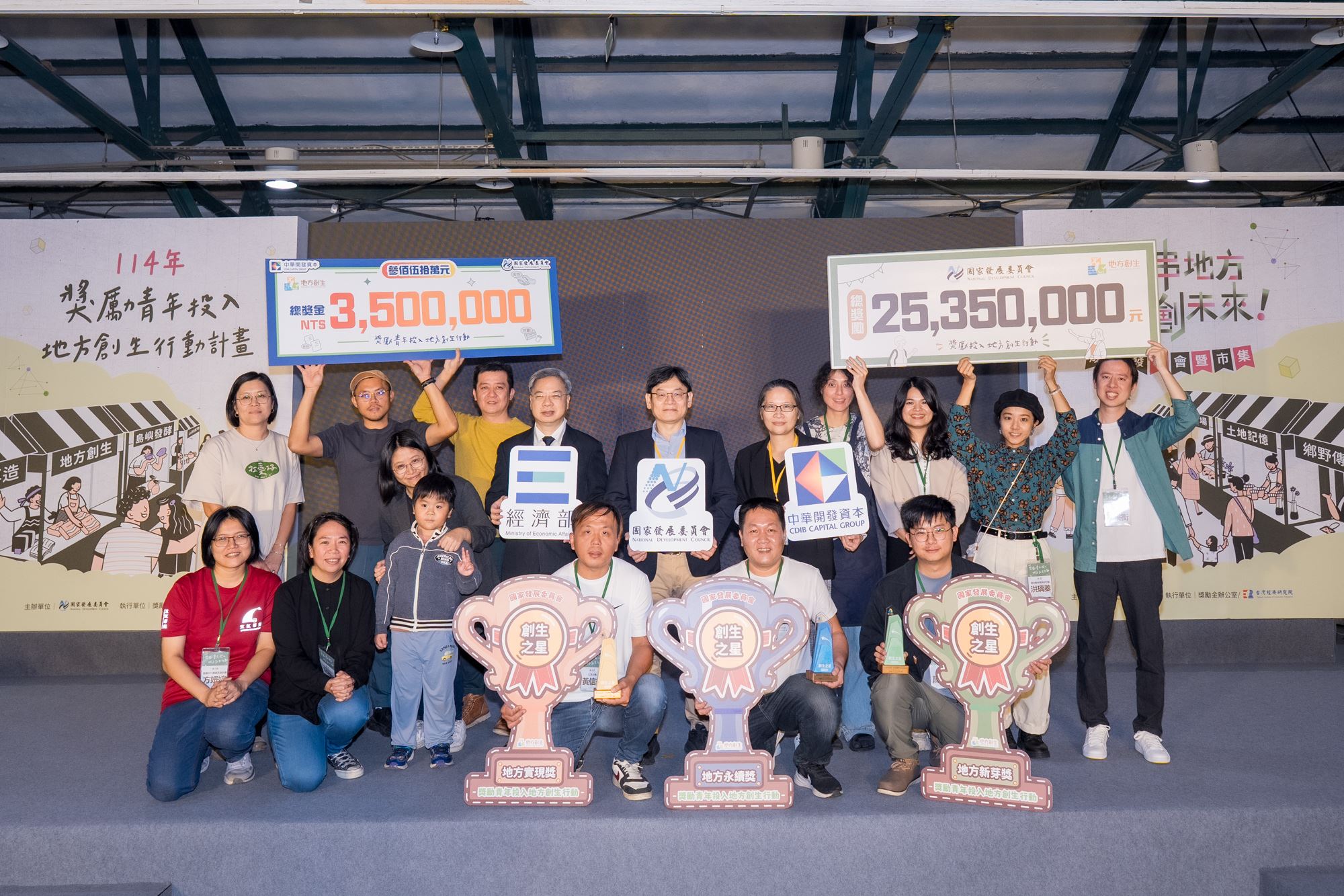 青年力量爆發！國發會攜手企業助攻，共織地方永續藍圖，地方創生獎勵金計畫成果亮眼