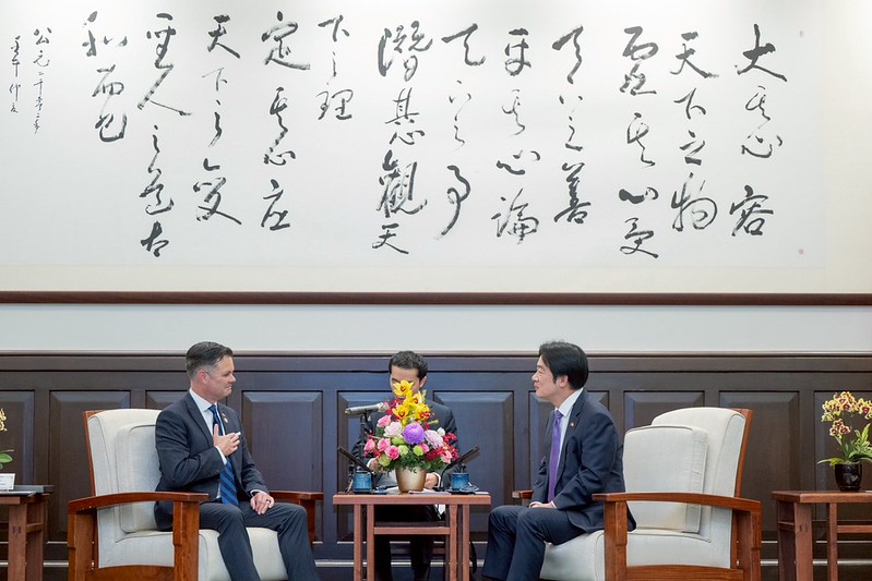 賴清德總統接見美國聯邦眾議員　重申臺美合作與區域和平