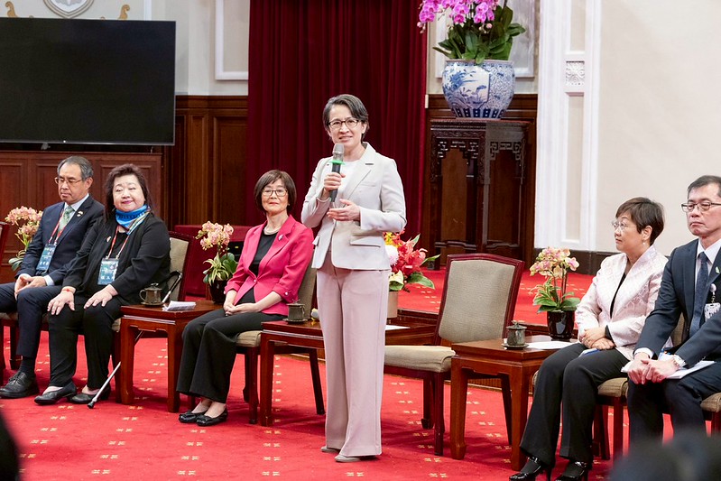 北美臺商訪團回國拜會蕭美琴副總統　力挺臺灣國防預算與經濟發展