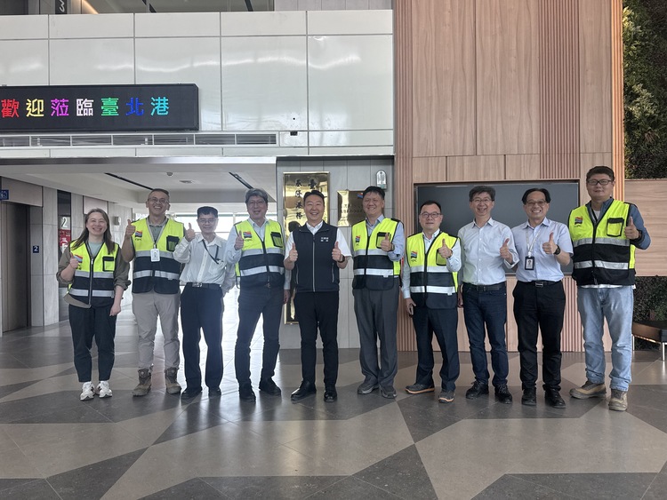 臺北港填海造地加速推進　交通部長陳世凱肯定港務公司配合中央政策