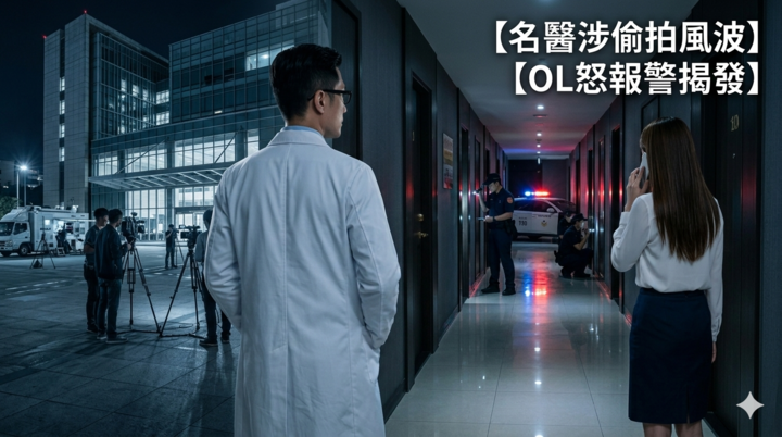 新北骨科名醫涉1.5萬元性交易後偷拍女子裸體遭控　OL堅持報警揭發引發隱私爭議
