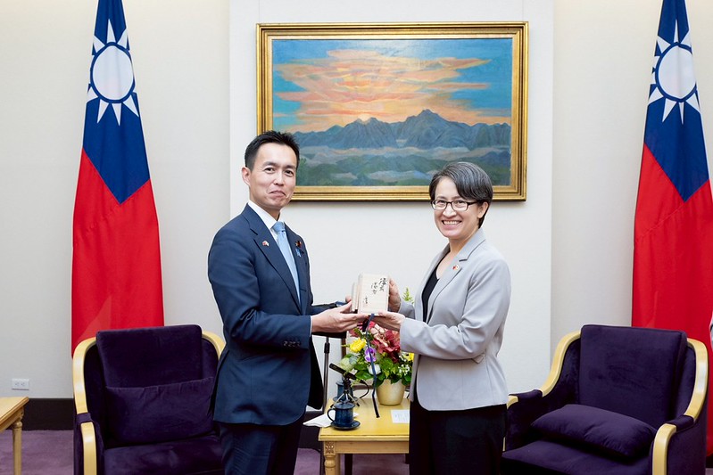 蕭美琴副總統接見日本自民黨青年局訪團 強調深化臺日合作 應對國際變局 外交互動升溫