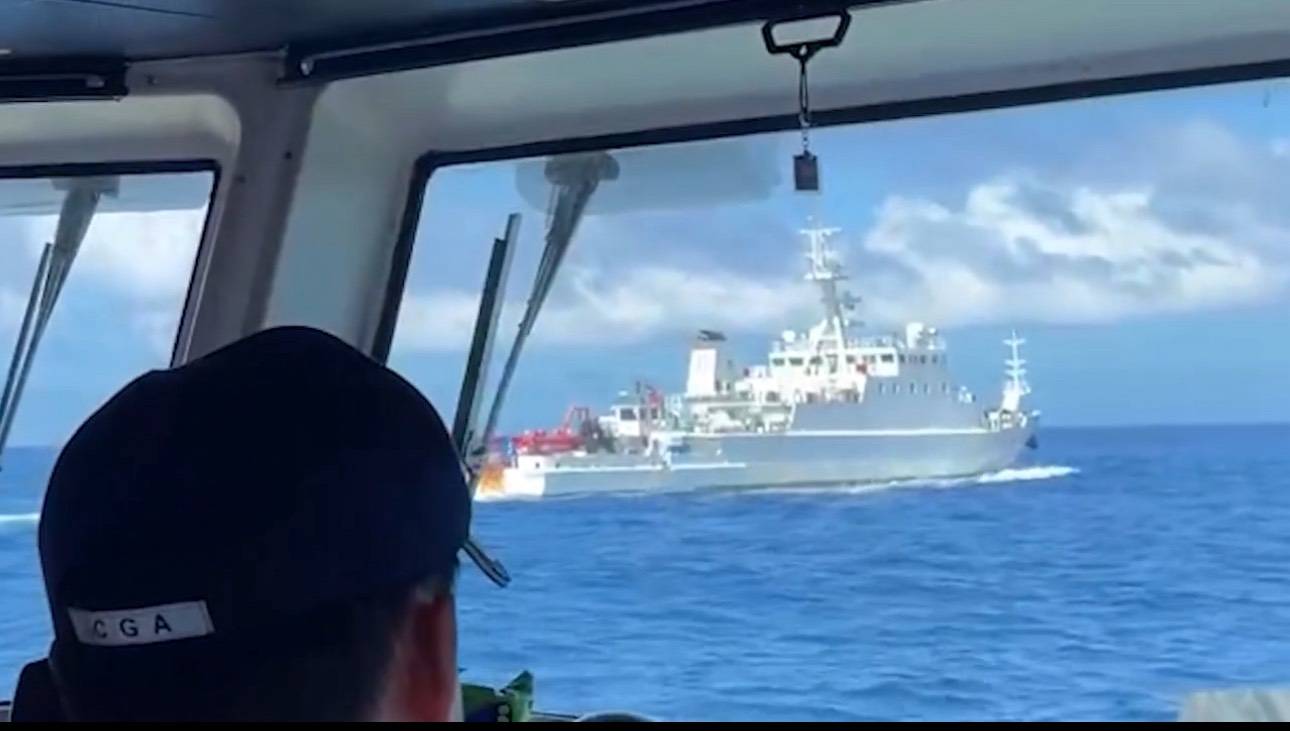 國安危機升溫！中國科研船闖入我國水域　海巡強勢驅離迫使科研船轉向航離全程監控