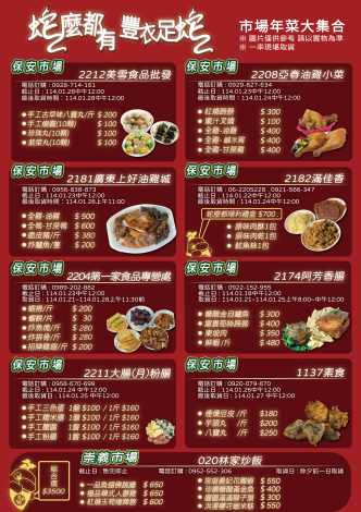 臺南年菜最全攻略!這7大市場必買年菜,帶回家就能大快朵頤