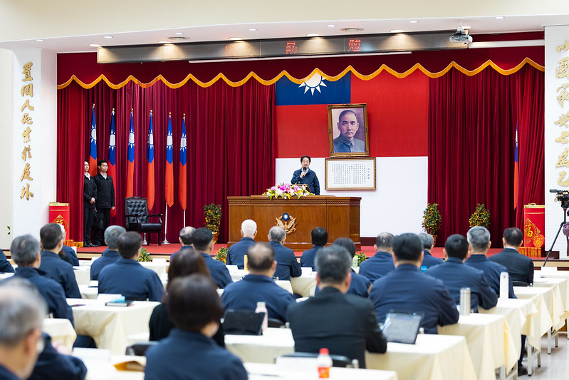 總統賴清德出席警政署會議,期勉堅定打擊犯罪、強化數位能力及跨國合作