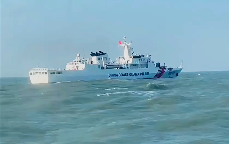 中國海警船突襲金門，海巡署全程監控驅離成功