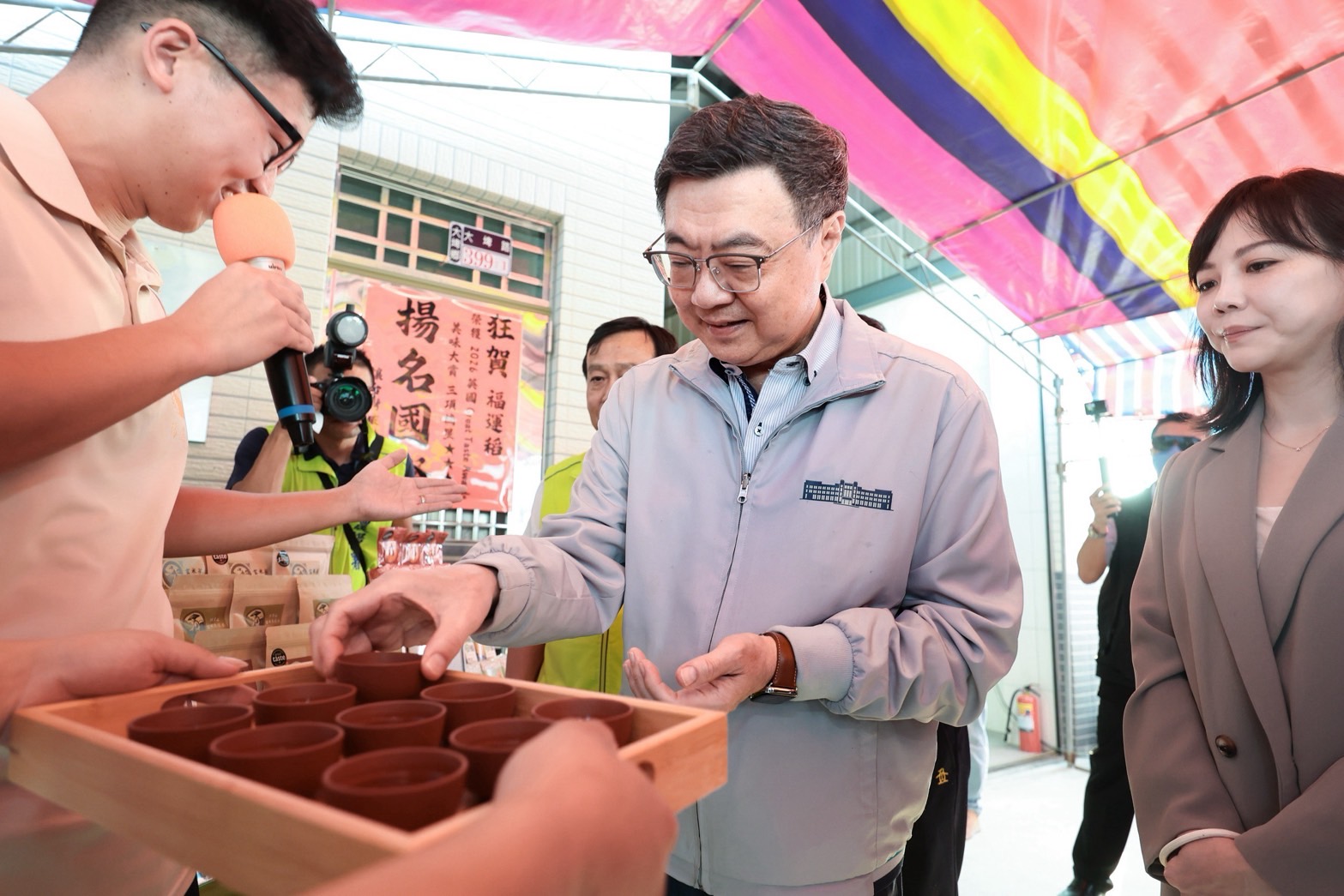 雲林青農「福運稻」勇奪英國美味大賞　卓榮泰：編列8億升級糧倉、強化糧食安全