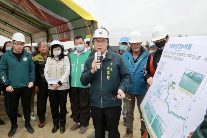 後壁區後鎮排水凱米颱風災後重建啟動，臺南市政府投入2.98億元提升防洪能力！