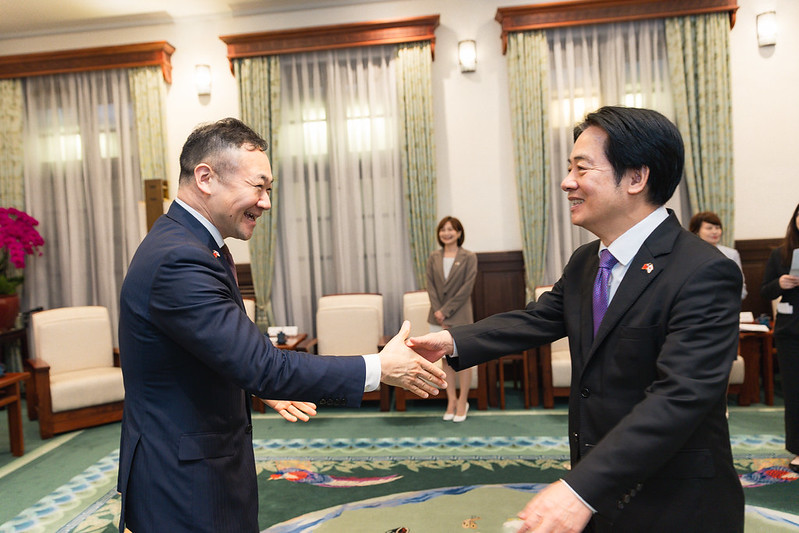日本參眾議員接力訪臺　賴清德總統強調多元合作是關鍵　臺日夥伴關係邁向戰略合作新階段