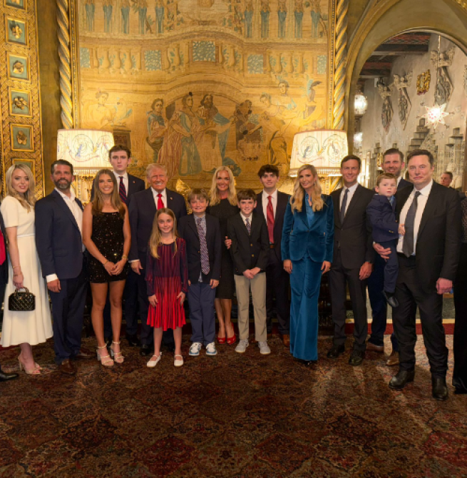 馬斯克現身川普家族勝選照 深厚關係引發猜測