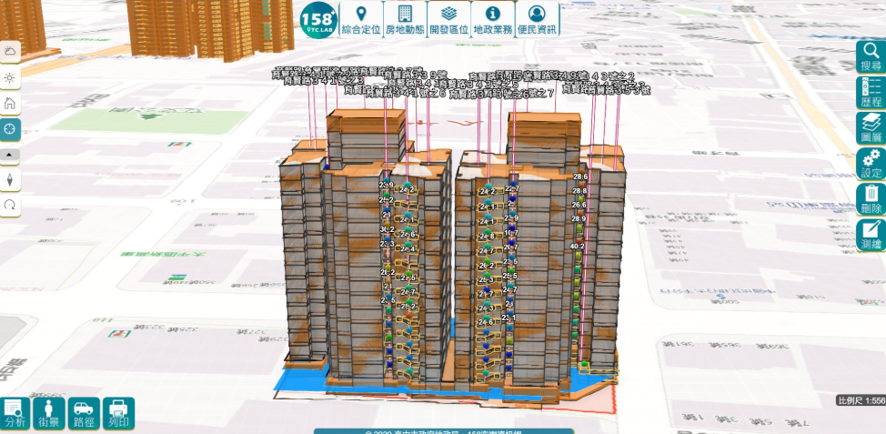 免跑地所！臺中市地政局打造透明便利的不動產資訊平台，3D建物查詢火熱上線
