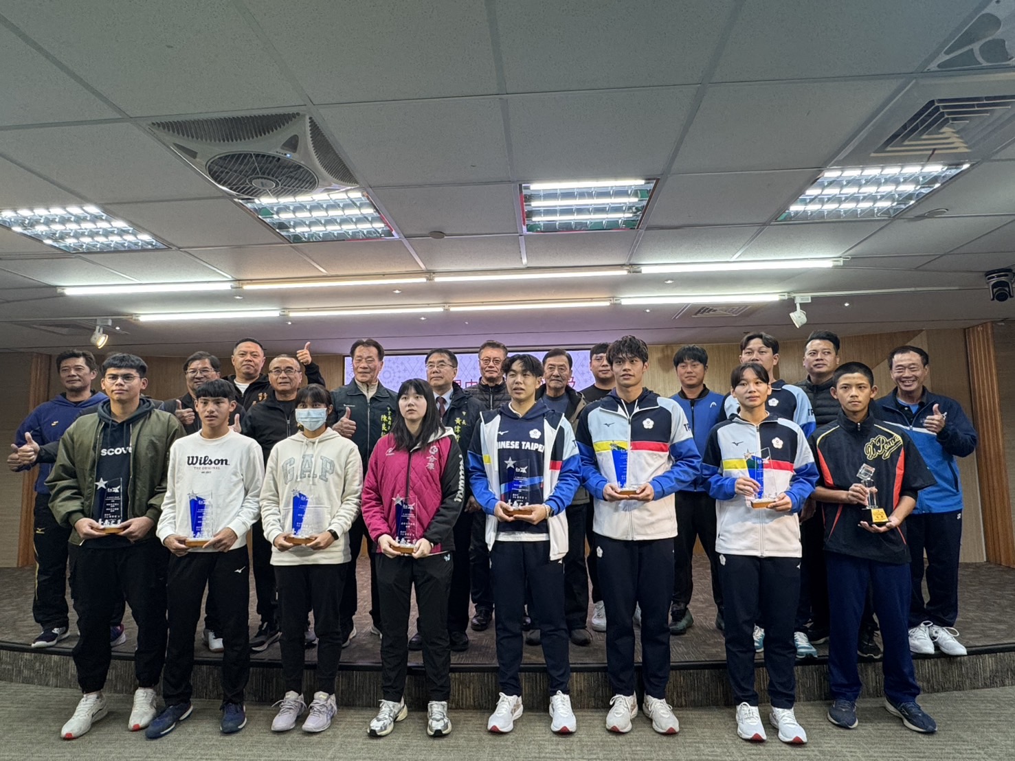 黃偉哲市長表揚臺南選手，世界中學生運動會成績亮眼