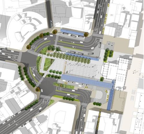 臺南火車站站前廣場改善工程展開，都市計畫變更正式啟動