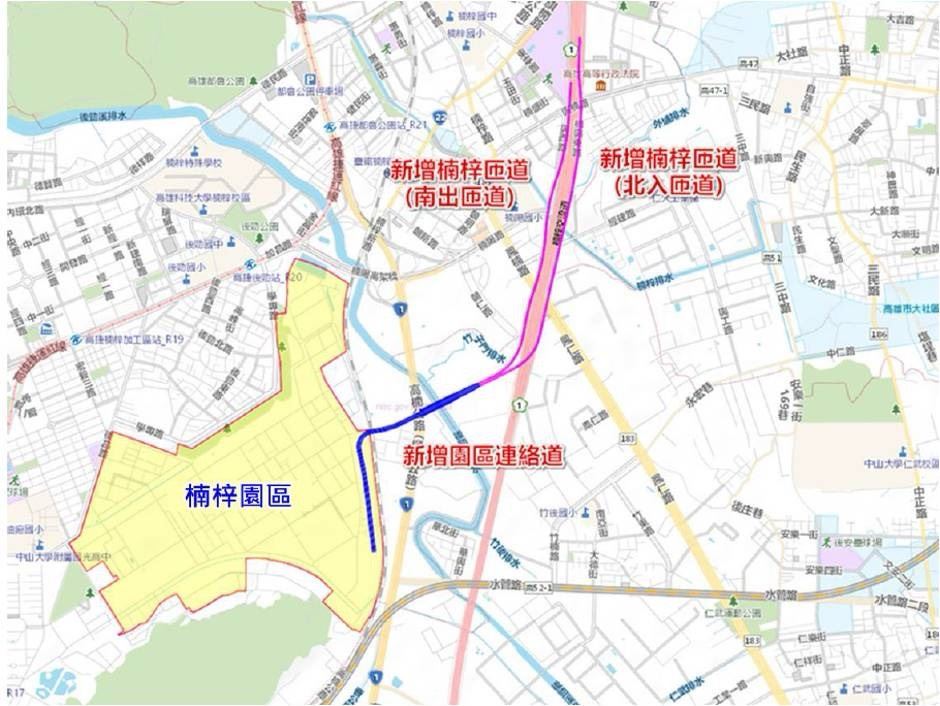 高雄楠梓園區聯外交通規劃獲內政部都委會審議通過　提升園區科技產業運輸效率