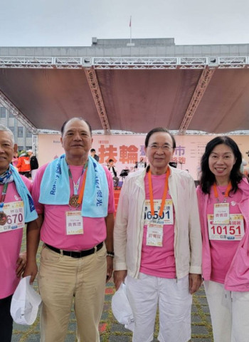 臺灣扶輪社2023 扶輪臺北城市創意公益路跑,現場萬人響應熱情開跑!GAMA翠光熱情贊助參與!