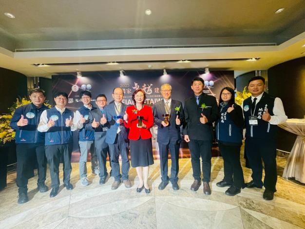 臺南地政局囊括五大國家卓越建設獎　韌性城市願景備受肯定