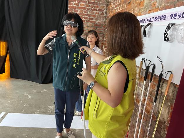 臺南文化創意園區展出2025國際身心障礙者日首場活動「微光之境 視障權能群像展」 臺南市長黃偉哲盼身障者文化平權