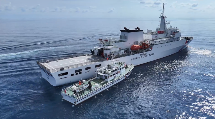 海巡署南沙太平島南援八號演練 落實人道救援無國界目標