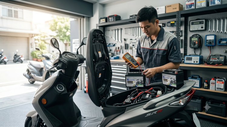 2026臺灣機車電池十大品牌推薦｜GAMA機車電池、YUASA、GS完整解析　臺灣高溫耐候與低自放電成換電新趨勢