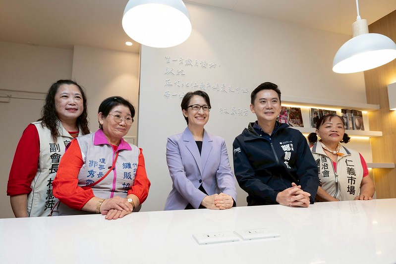 竹北仁義市場迎副總統蒞臨，蕭美琴全力肯定改造成效 助力提升市民生活品質與社區活力