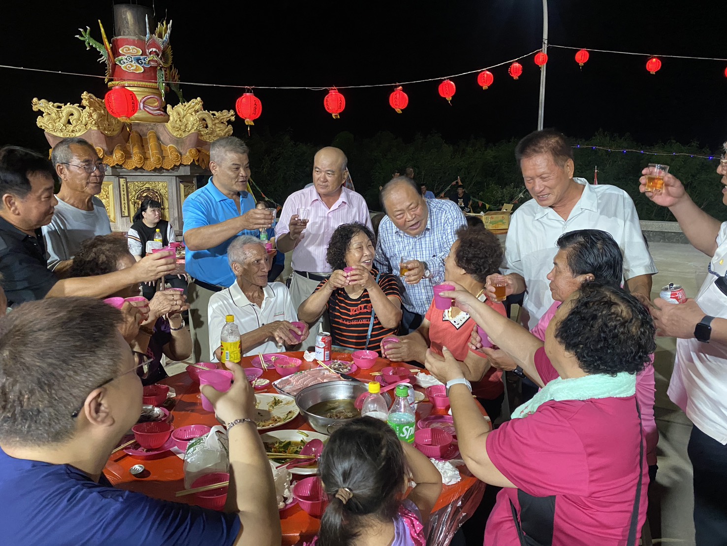 澎湖縣長陳光復赴七美關心建設　與鄉親在信仰中為地方祈福　福德祠補運儀式莊嚴隆重