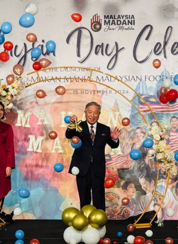 臺馬合作再升級!外交部田中光政務次長參與「2024 馬來西亞美食嘉年華」盛會