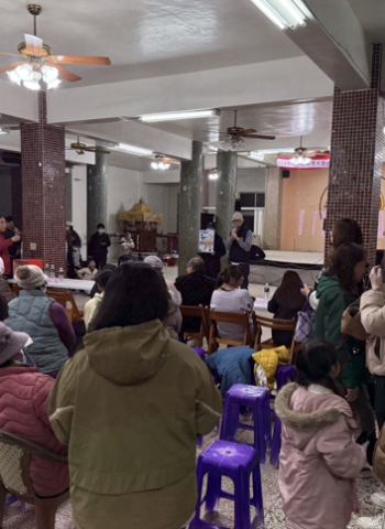 元宵節慶防詐 澎湖縣外垵警深入內垵社區宣導