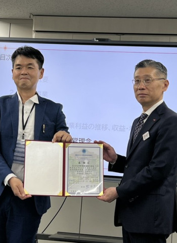 中正大學MBA訪問團由鄭祥麟教授率隊走訪九州旅客鐵道株式會社　CFO松下琢磨親自接待解析經營關鍵