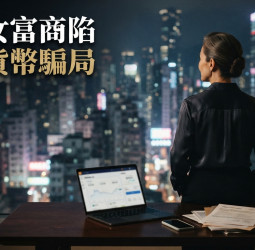 香港64歲女富商遇租屋投資詐騙　虛擬貨幣錢包遭轉空損失逾千萬港元