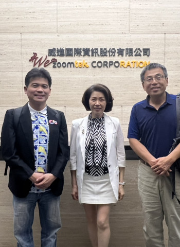 中正企管黃正魁所長拜會威進國際  聚焦學生實習、產學合作與AI教學交流