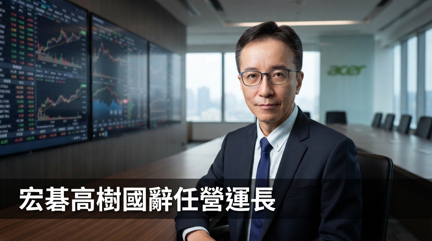 宏碁高樹國辭任營運長　桃色風波延燒後陳俊聖暫代職務