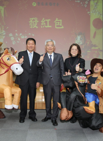 春節前夕 警政署長張榮興親赴警廣 慰勉同仁打詐、守護治安與交通