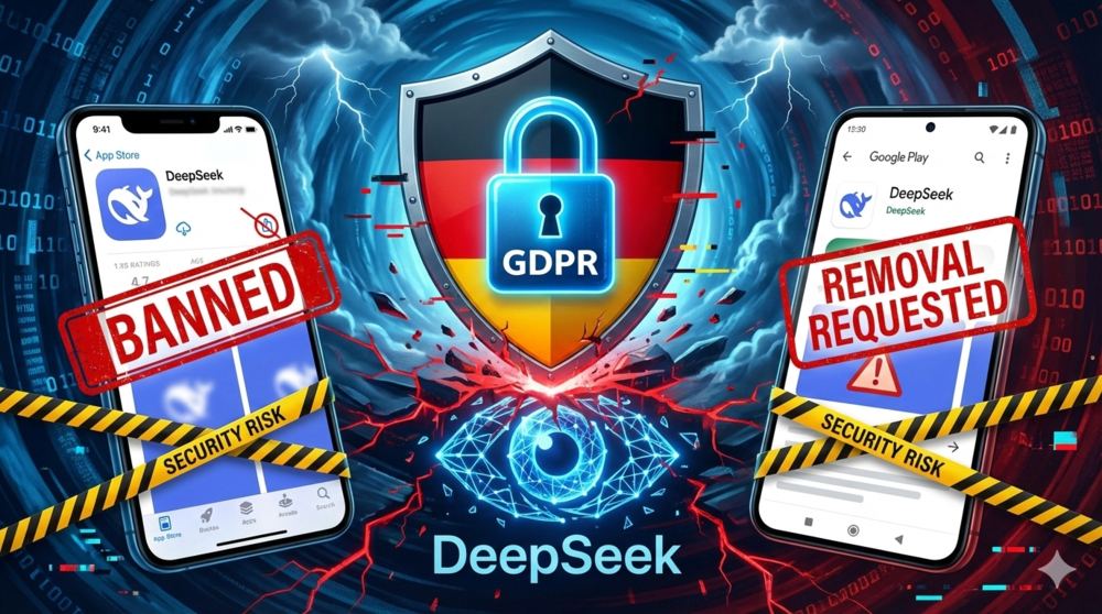 資安風暴升級為科技角力 德國要求App Store與Google Play下架中國AI應用DeepSeek