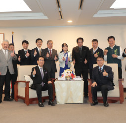 山口縣議會島田教明會長率團拜會　臺南市長黃偉哲力促深化觀光與體育多元交流