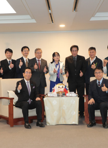 山口縣議會島田教明會長率團拜會　臺南市長黃偉哲力促深化觀光與體育多元交流